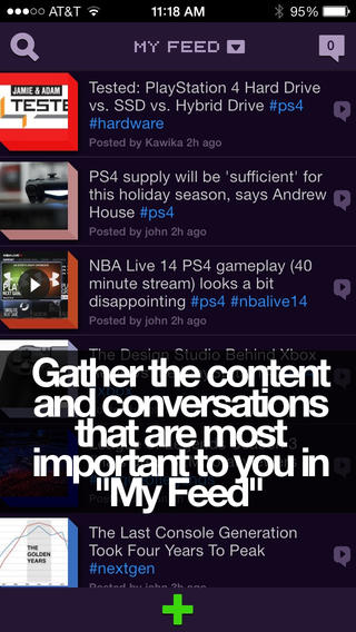 Feature image of the content feed